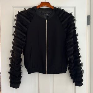 Zara black zip up jacket